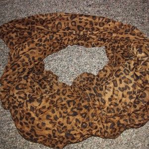 Animal print scarf